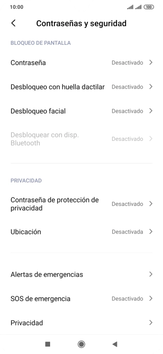Pulsa Privacidad.