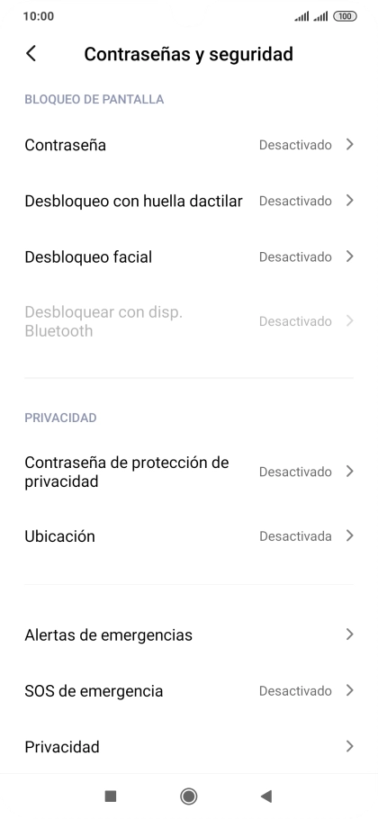 Pulsa Privacidad.