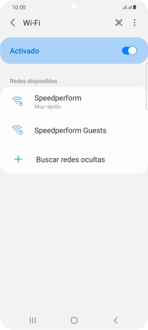 Pulsa el icono de menú.