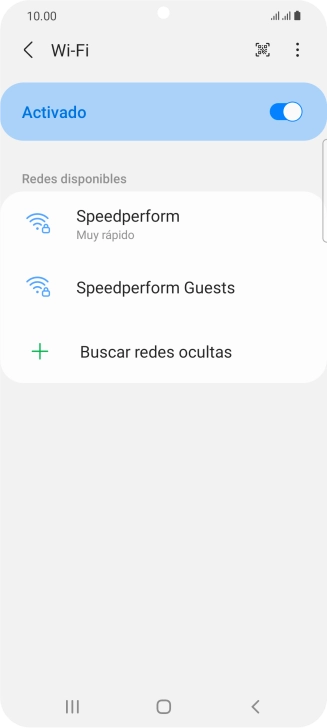 Pulsa el icono de menú.