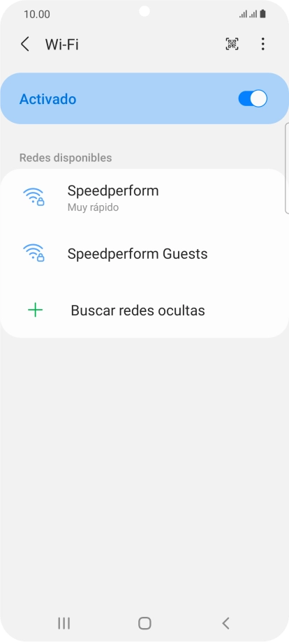 Pulsa el icono de menú.