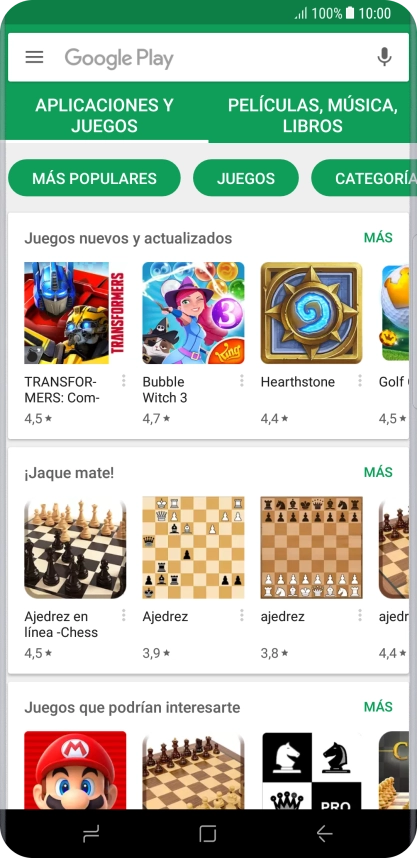 Desliza el dedo hacia la derecha desde la parte izquierda de la pantalla.