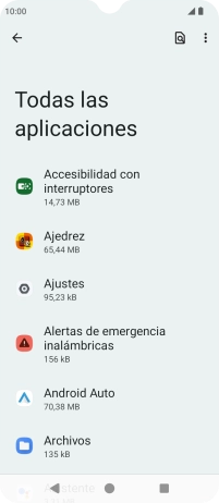 Pulsa la app deseada.