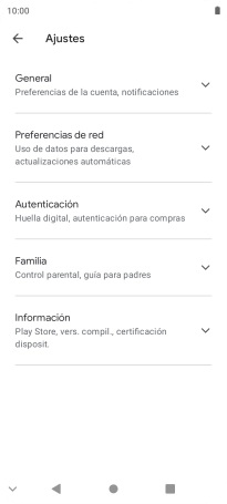 Pulsa Preferencias de red.