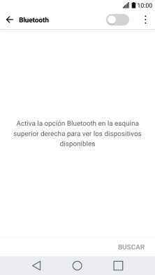 Pulsa el indicador para activar la función.