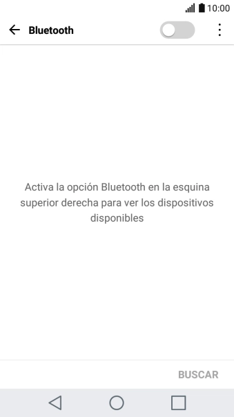 Pulsa el indicador para activar la función.