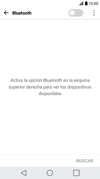 Pulsa el indicador para activar la función.