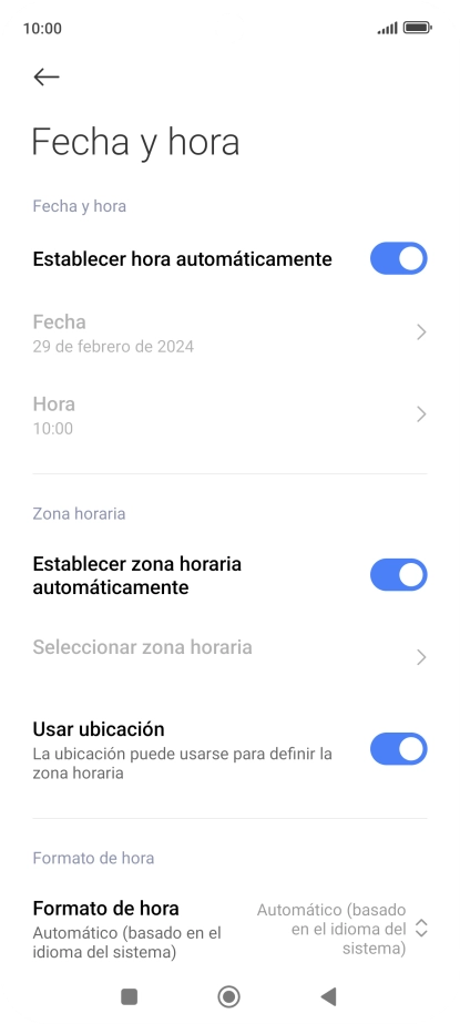 Pulsa la tecla de inicio para terminar y regresar a la pantalla de inicio.