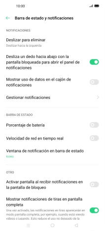 Pulsa Gestionar notificaciones.