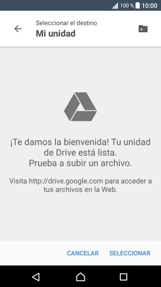 Pulsa el icono de nueva carpeta.