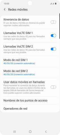 Pulsa Operadores de red.