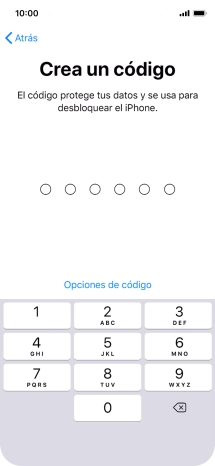 Pulsa Opciones de código.