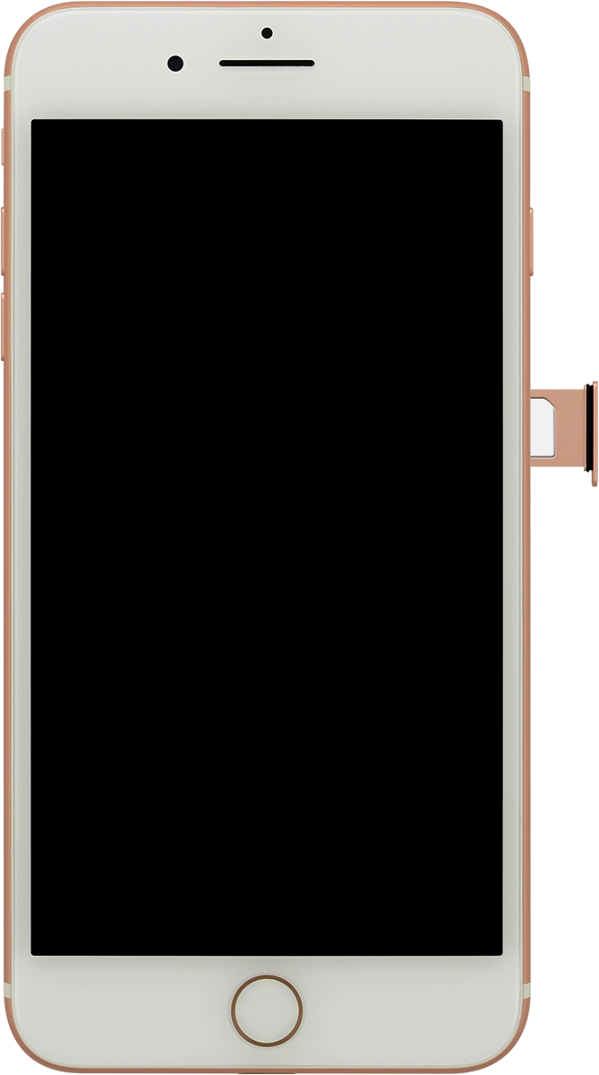 Introduce el contenedor de la tarjeta SIM  en el teléfono.