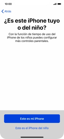 Pulsa Este es mi iPhone.