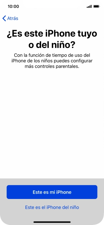 Pulsa Este es mi iPhone.