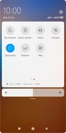 Pulsa Ahorro de batería para activar la función.