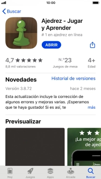 Pulsa la tecla de inicio para terminar y regresar a la pantalla de inicio.