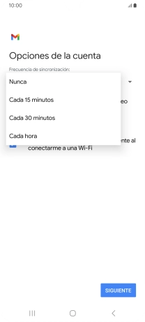 Pulsa el ajuste deseado.