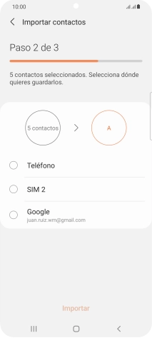 Pulsa Teléfono.