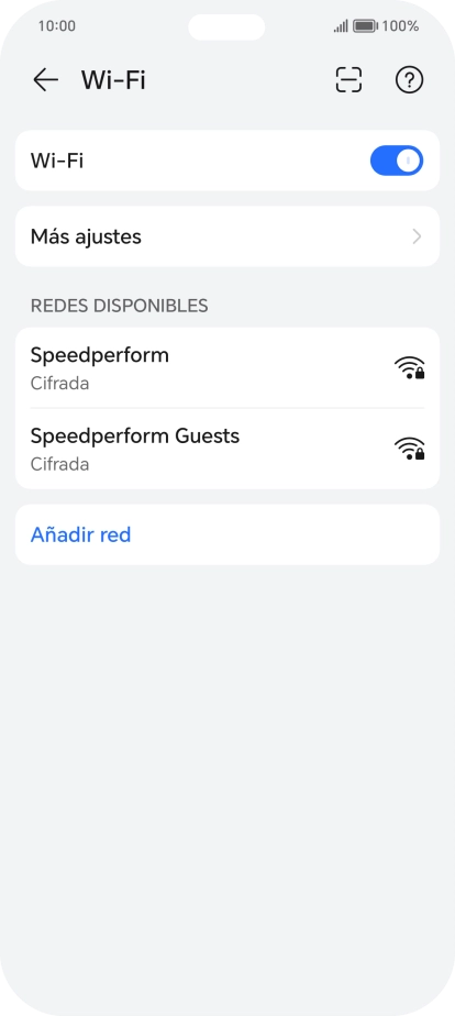 Pulsa Más ajustes.