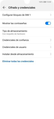 Pulsa Configurar bloqueo de SIM.