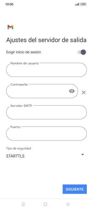 Pulsa el indicador junto a 