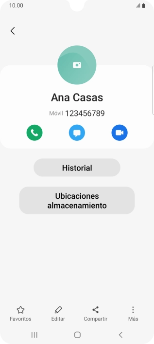 Pulsa la tecla de inicio para terminar y regresar a la pantalla de inicio.