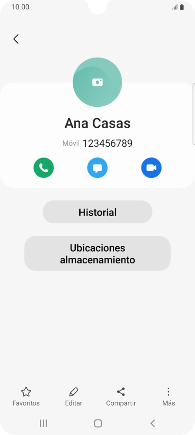 Pulsa la tecla de inicio para terminar y regresar a la pantalla de inicio.