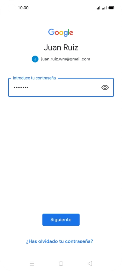 Pulsa Siguiente.