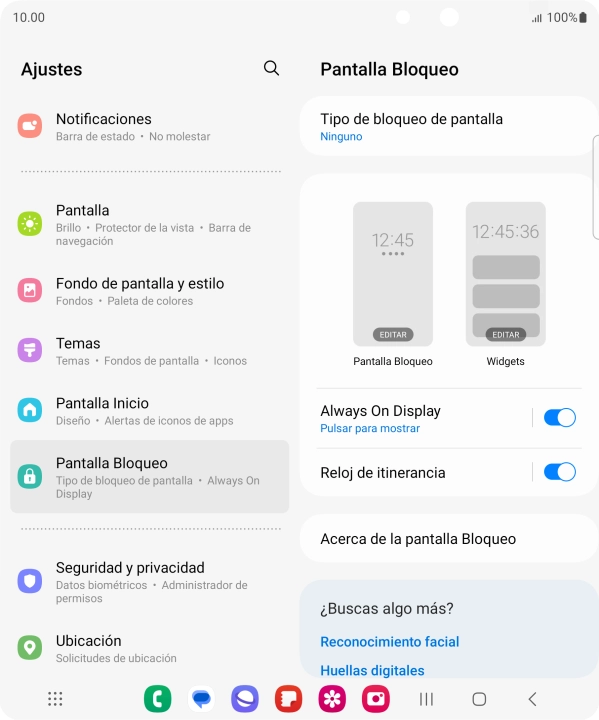 Pulsa la tecla de inicio para terminar y regresar a la pantalla de inicio.