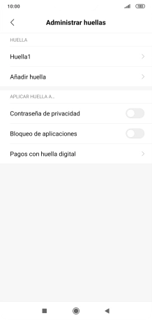 Pulsa dos veces la tecla de retroceso.