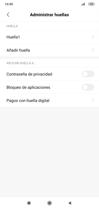 Pulsa dos veces la tecla de retroceso.
