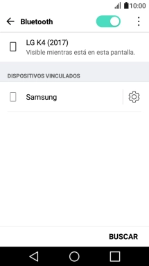 Pulsa la tecla de inicio para terminar y regresar a la pantalla de inicio.