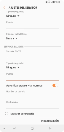 Pulsa el indicador junto a 