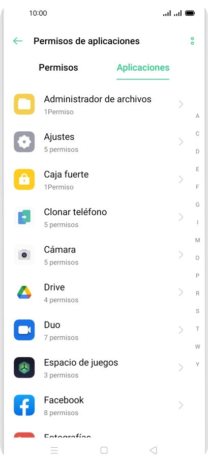 Pulsa la app deseada.