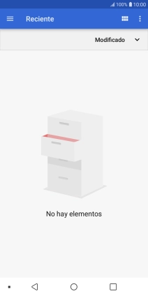 Desliza el dedo hacia la derecha desde la parte izquierda de la pantalla.