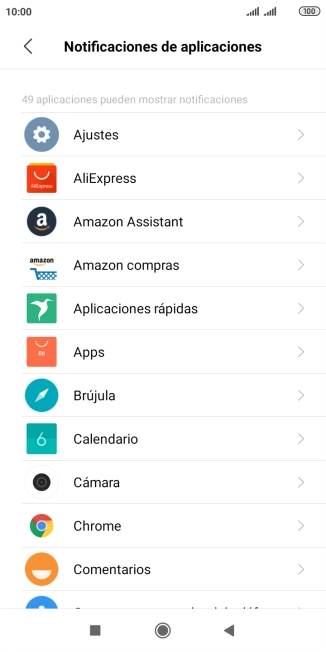 Pulsa la app deseada.