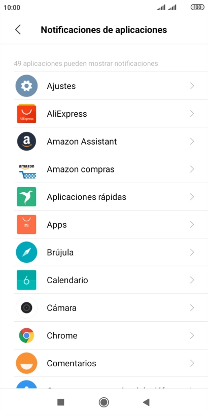 Pulsa la app deseada.