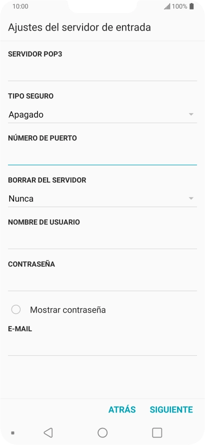 Pulsa la lista desplegable bajo 