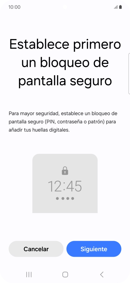 Pulsa Siguiente.
