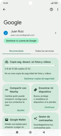 Pulsa Encontrar mi dispositivo.
