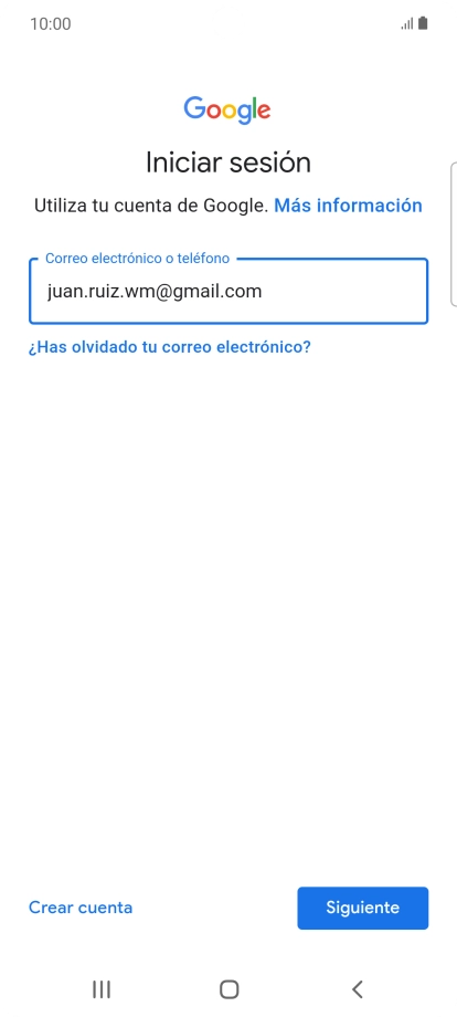 Pulsa Siguiente.