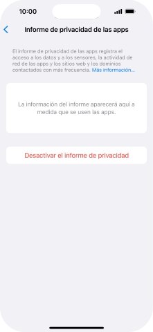 Desliza el dedo hacia arriba desde la parte inferior de la pantalla para terminar y volver a la pantalla de inicio.