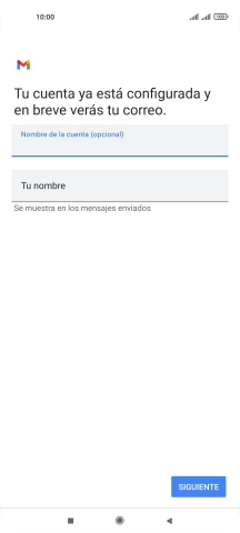 Pulsa Tu nombre e introduce el nombre del remitente.