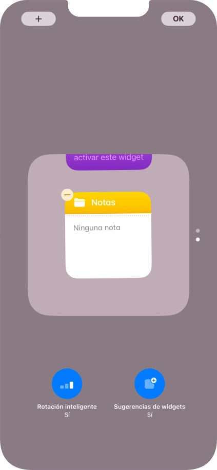 Pulsa Rotación inteligente para activar o desactivar la función.