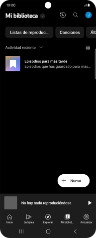 Pulsa la lista desplegable.