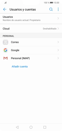 Pulsa el icono de menú.