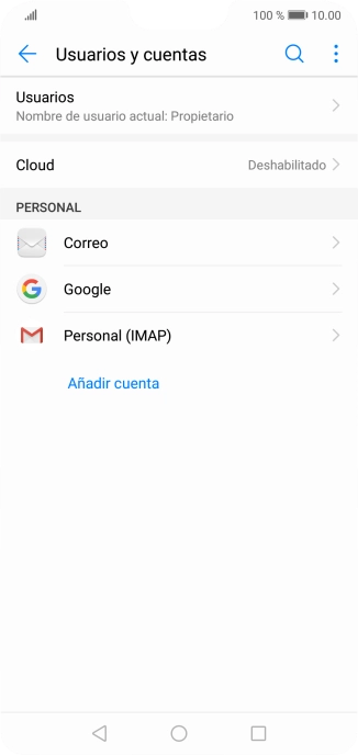 Pulsa el icono de menú.