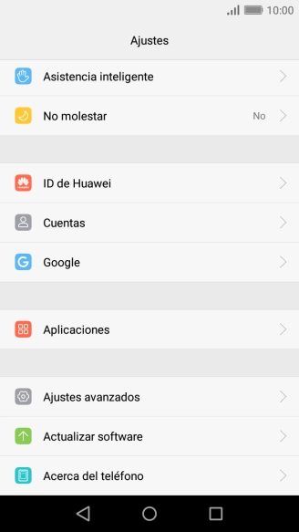 Pulsa Ajustes avanzados.