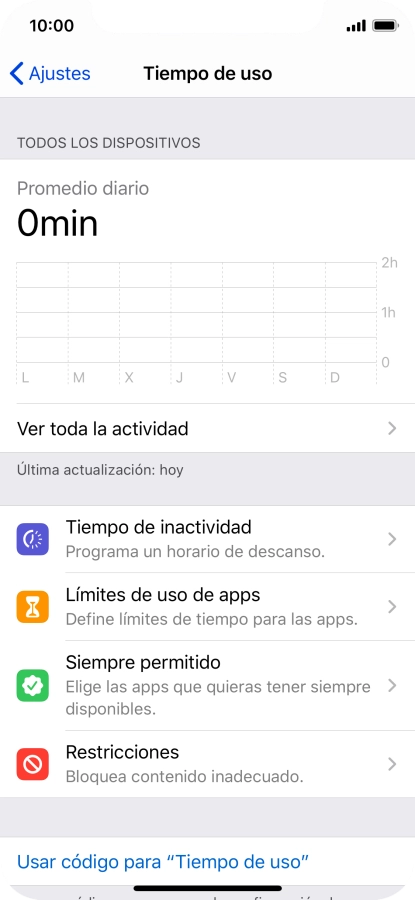 Pulsa Ver toda la actividad.